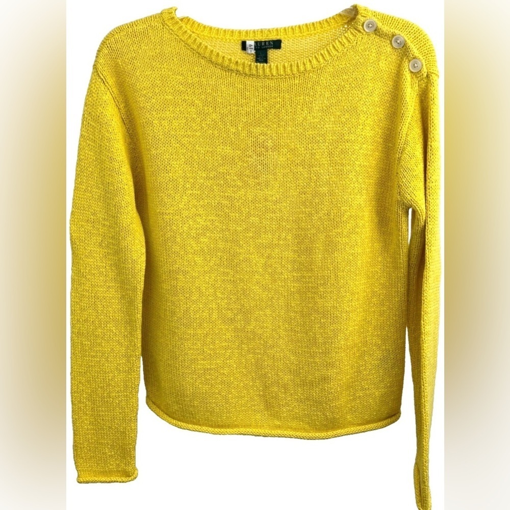 Ralph Lauren Yellow Knit Xs - Picture 6 of 9